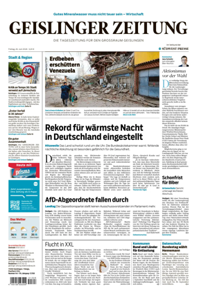 Cover of Geislinger Zeitung