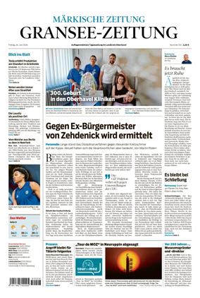 Cover of Gransee-Zeitung