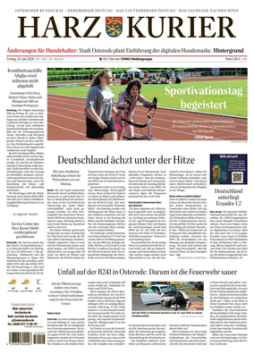 Cover of Harz Kurier