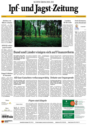 Cover of Ipf- und Jagst-Zeitung