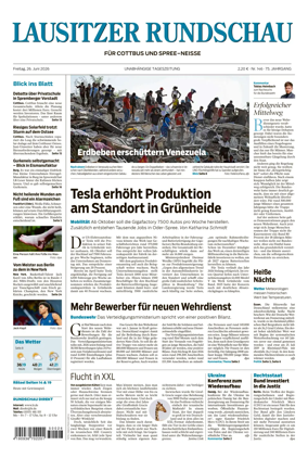 Cover of Lausitzer Rundschau