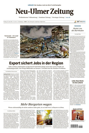 Cover of Neu-Ulmer Zeitung