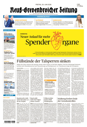 Cover of Neuss-Grevenbroicher Zeitung Neuss
