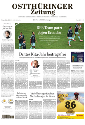 Cover of Ostthuringer Zeitung (Greiz)