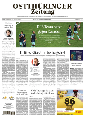 Cover of Ostthuringer Zeitung (Posneck)
