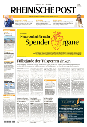 Cover of Rheinische Post – Dusseldorf Stadt