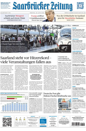 Cover of Saarbruecker Zeitung