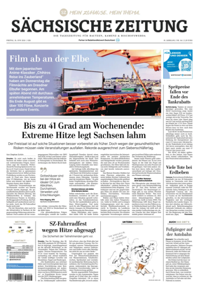 Cover of Sachsische Zeitung (Bautzen Kamenz & Bischofswerda)
