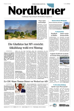 Cover of Strelitzer Zeitung