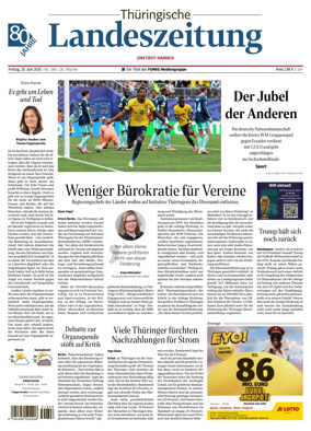 Cover of Thuringische Landeszeitung (Unstrut-Hainich-Kreis)