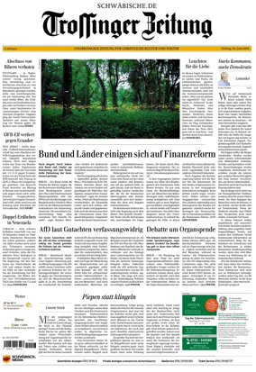Cover of Trossinger Zeitung