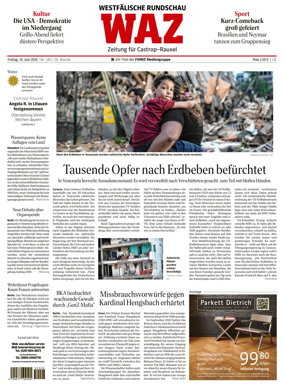 Cover of Westdeutsche Allgemeine Zeitung (Castrop-Rauxel)