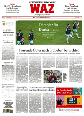 Cover of Westdeutsche Allgemeine Zeitung (Gladbeck)