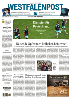 Cover of Westfalenpost (Olpe)