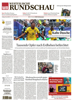 Cover of Westfalische Rundschau (Bad Berleburg Wittgenstein)