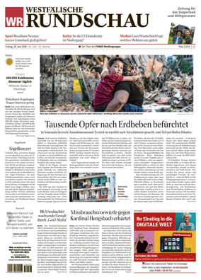 Cover of Westfalische Rundschau (Siegen)