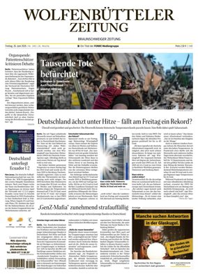 Cover of Wolfenbutteler Zeitung