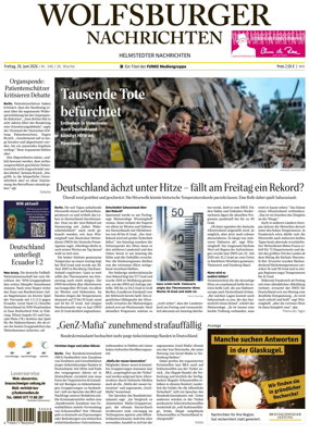 Cover of Wolfsburger Nachrichten (Helmstedt)