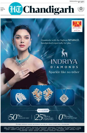 Cover of Hindustan Times (Chandigarh) - Live