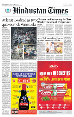 Cover of Hindustan Times Uttarakhand