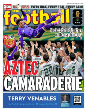 Cover of Irish Daily Star - Fanatic