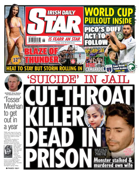 Cover of Irish Daily Star