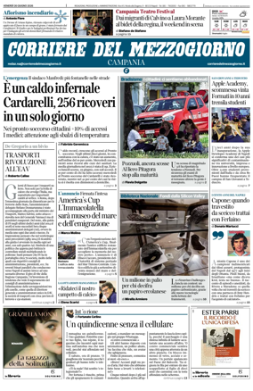 Cover of Corriere del Mezzogiorno (Campania)