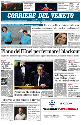 Cover of Corriere del Veneto (Treviso e Belluno)