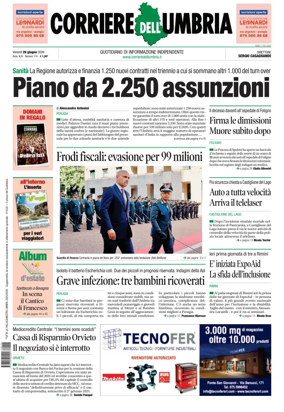 Cover of Corriere dell Umbria