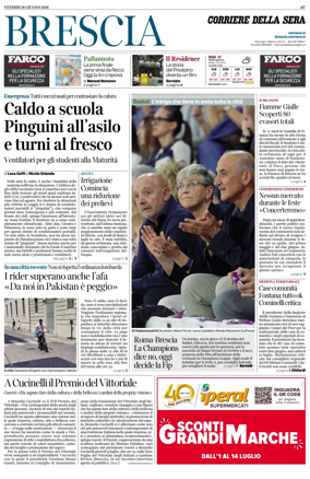 Cover of Corriere della Sera (Brescia)