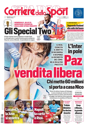 Cover of Corriere dello Sport (Lombardia)