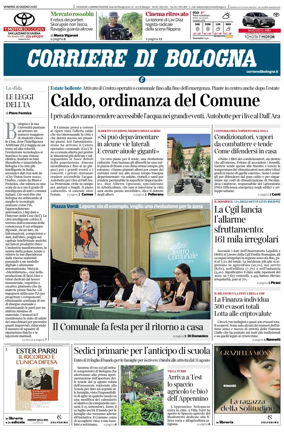 Cover of Corriere di Bologna