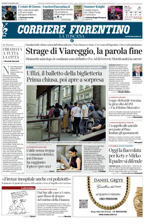 Cover of Corriere Fiorentino