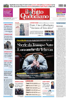 Cover of Il Fatto Quotidiano