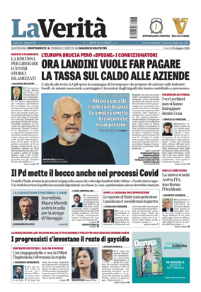 Cover of La Verita (Italia)
