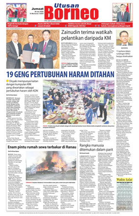 Cover of Utusan Borneo (Sabah)