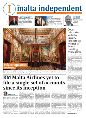 Cover of Malta Independent