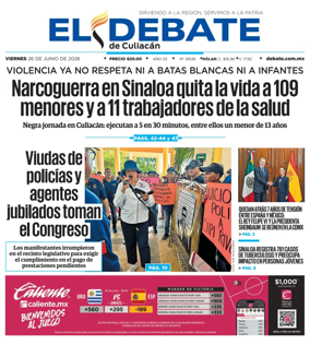 Cover of El Debate de Culiacan