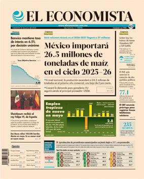 Cover of El Economista (Mexico)