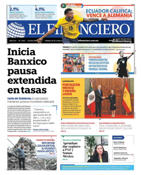 Cover of El Financiero