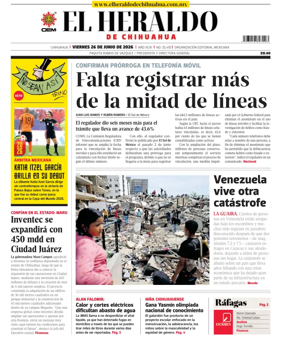Cover of El Heraldo de Chihuahua