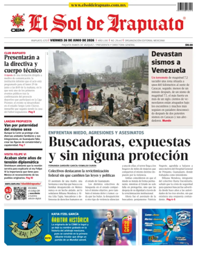 Cover of El Sol de Irapuato