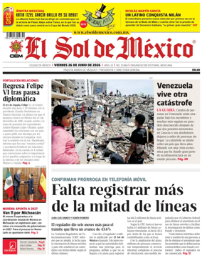 Cover of El Sol de Mexico