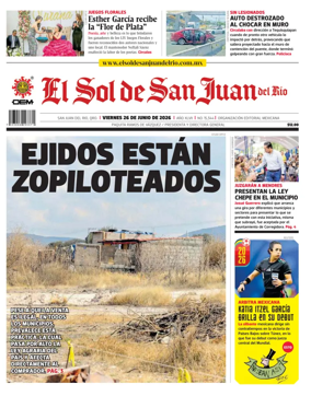 Cover of El Sol de San Juan del Rio