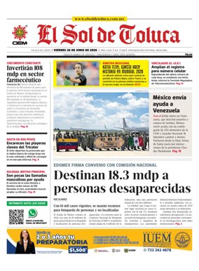 Cover of El Sol de Toluca