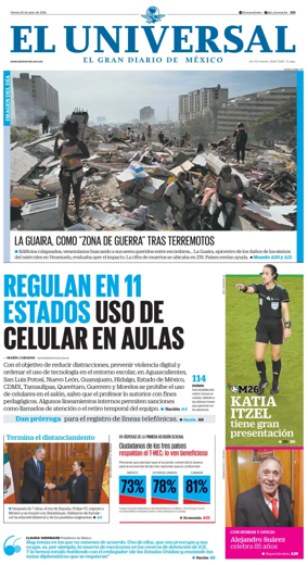 Cover of El Universal