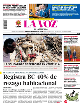 Cover of La Voz de la Frontera