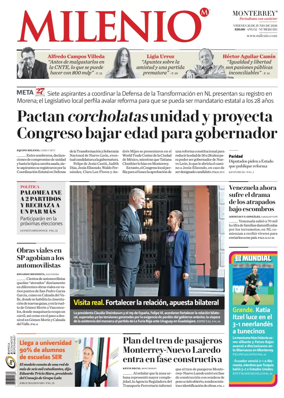Cover of Milenio Monterrey
