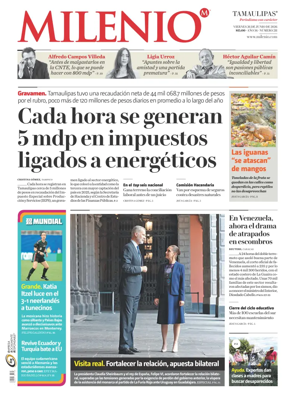 Cover of Milenio Tamaulipas