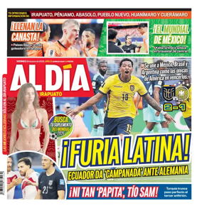 Cover of Periodico Al Dia (Irapuato)